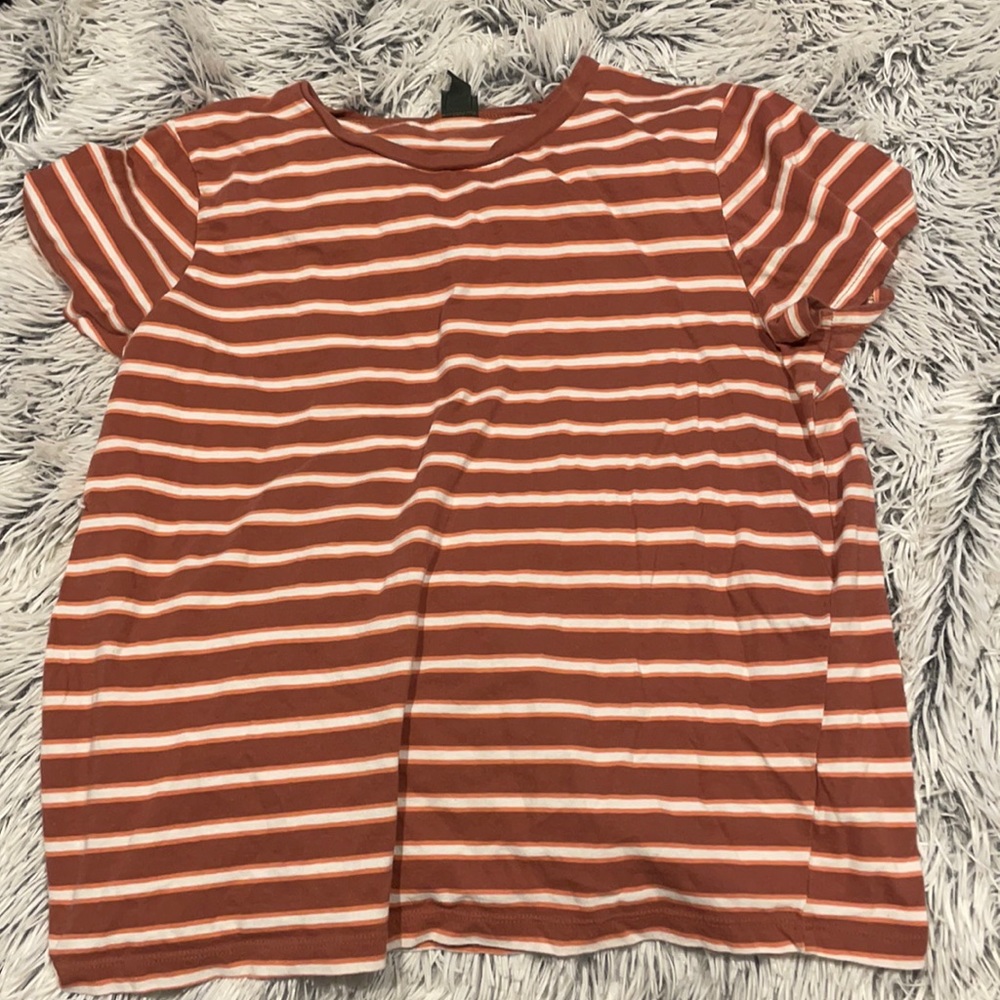 Large striped shirt